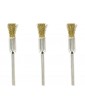 Rotacraft Brass Pencil Brushes (3pcs)