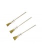 Rotacraft Brass Pencil Brushes (3pcs)