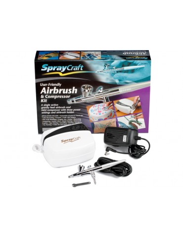 Spraycraft Airbrush SP30KC with Compressor