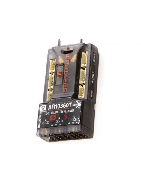 Spektrum receiver AR10360T 10CH with telemetry and AS3X