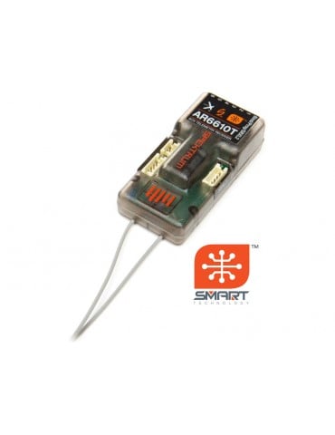Spektrum Receiver AR6610T DSM2/DSMX 6CH w/ Telemetry