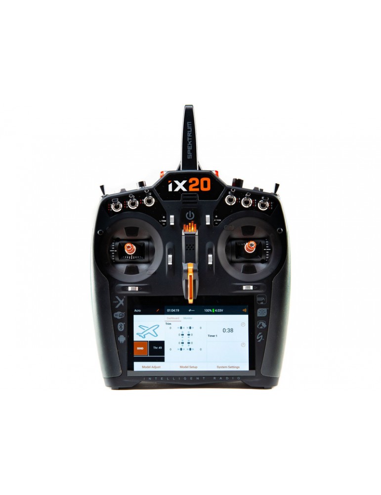 Spektrum iX20 DSMX Transmitter Only, case