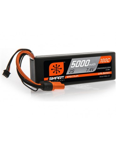 Spektrum Smart LiPo 7.4V 5000mAh 100C HC IC3