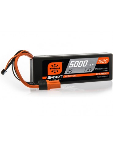 Spektrum Smart LiPo 7.4V 5000mAh 100C HC IC5
