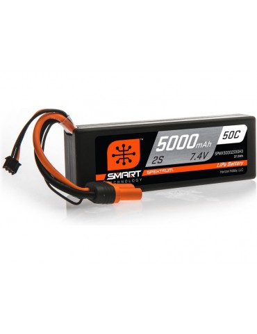 Spektrum Smart LiPo 7.4V 5000mAh 50C HC IC3