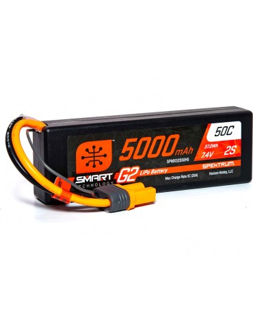 Spektrum Smart G2 LiPo 7.4V 5000mAh 50C HC IC5