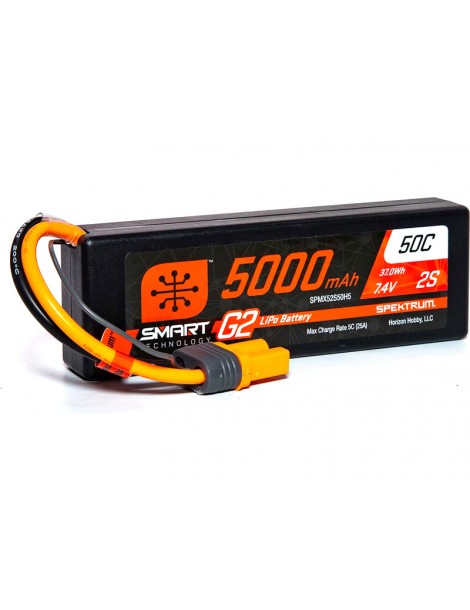 Spektrum Smart G2 LiPo 7.4V 5000mAh 50C HC IC5