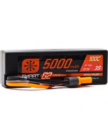 Spektrum Smart G2 LiPo 11.1V 5000mAh 100C HC IC5