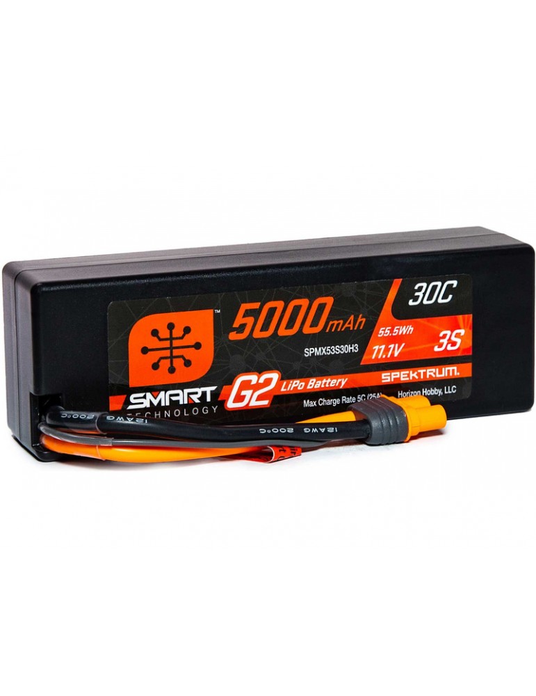 Spektrum Smart G2 LiPo 11.1V 5000mAh 30C HC IC3