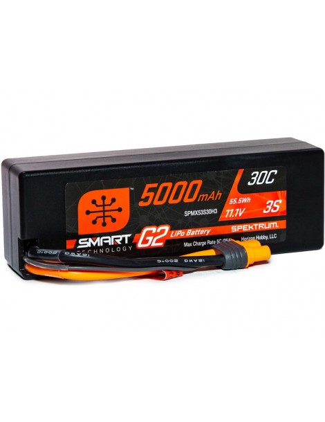 Spektrum Smart G2 LiPo 11.1V 5000mAh 30C HC IC3