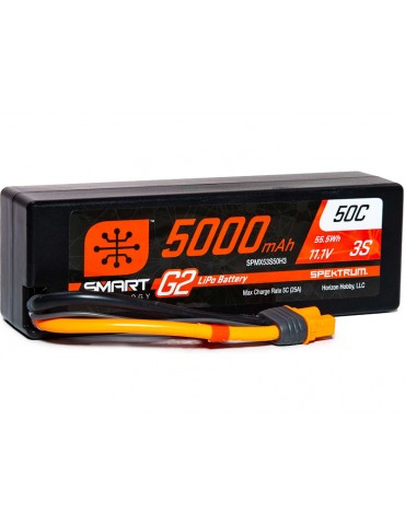 Spektrum Smart G2 LiPo 11.1V 5000mAh 50C HC IC3