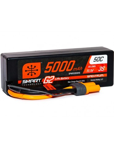 Spektrum Smart G2 LiPo 11.1V 5000mAh 50C HC IC5