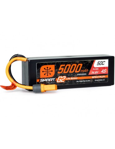 Spektrum Smart G2 LiPo 14.8V 5000mAh 50C HC IC5