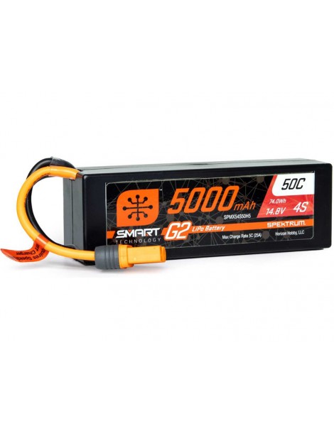 Spektrum Smart G2 LiPo 14.8V 5000mAh 50C HC IC5