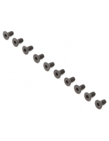 Flat Head Screws, M3 x 6mm (10)