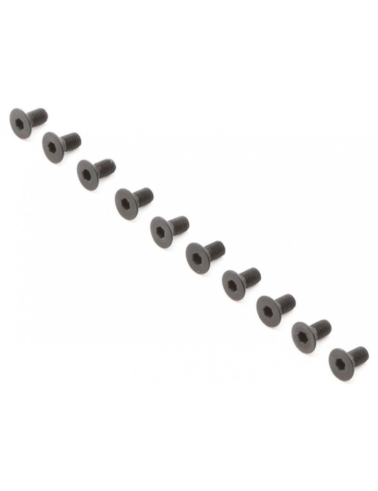 Flat Head Screws, M3 x 6mm (10)