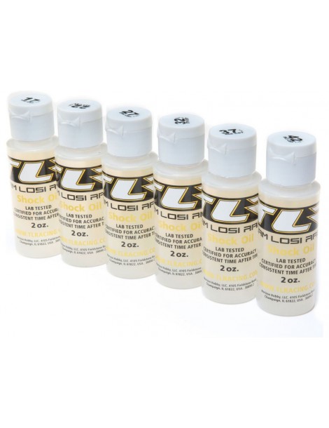 TLR Silicone Shock Oil Middle (set 6x56ml)