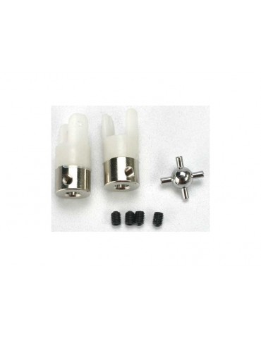 Traxxas U-joints (2)/ 3mm set screws (4)