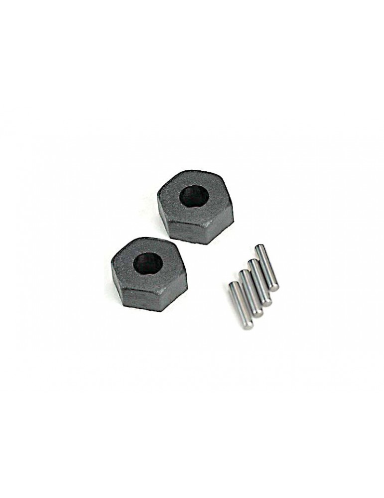 Traxxas Wheel hubs, hex (2)/ stub axle pins (2) Traxxas Wheel hubs, hex (2)/ stub axle pins (2)