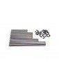 Traxxas Suspension pin set, hard chrome (w/ E-clips)