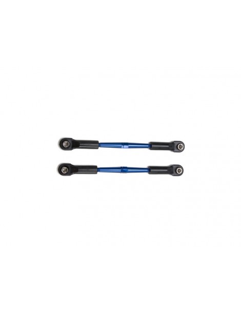 Traxxas Turnbuckles, aluminum (blue-anodized), toe links, 61mm (2)