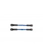 Traxxas Turnbuckles, aluminum (blue-anodized), toe links, 61mm (2)