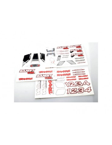 Traxxas Decal sheets, Bandit VXL