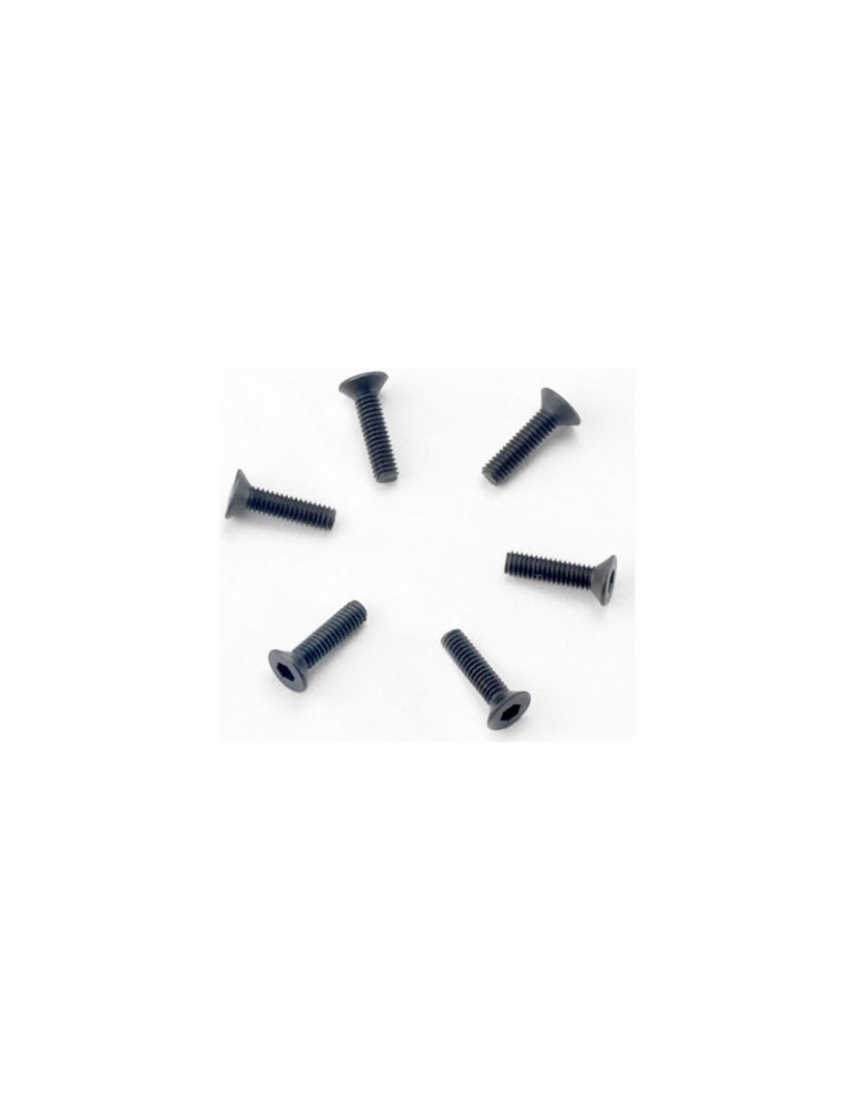 Traxxas Screws, M2.5x10mm countersunk (hex drive) (6)