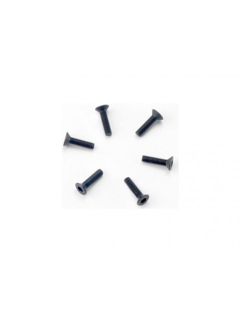 Traxxas Screws, M2.5x10mm countersunk (hex drive) (6)