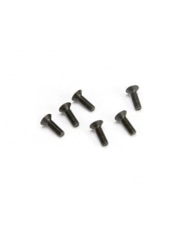 Traxxas Screws, M2.5x8 countersunk (hex drive) (6)