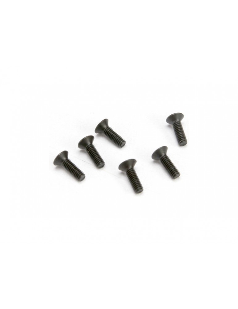 Traxxas Screws, M2.5x8 countersunk (hex drive) (6)