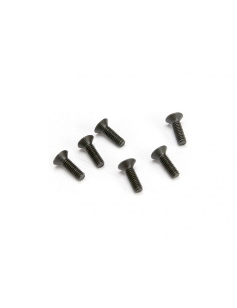 Traxxas Screws, M2.5x8 countersunk (hex drive) (6)