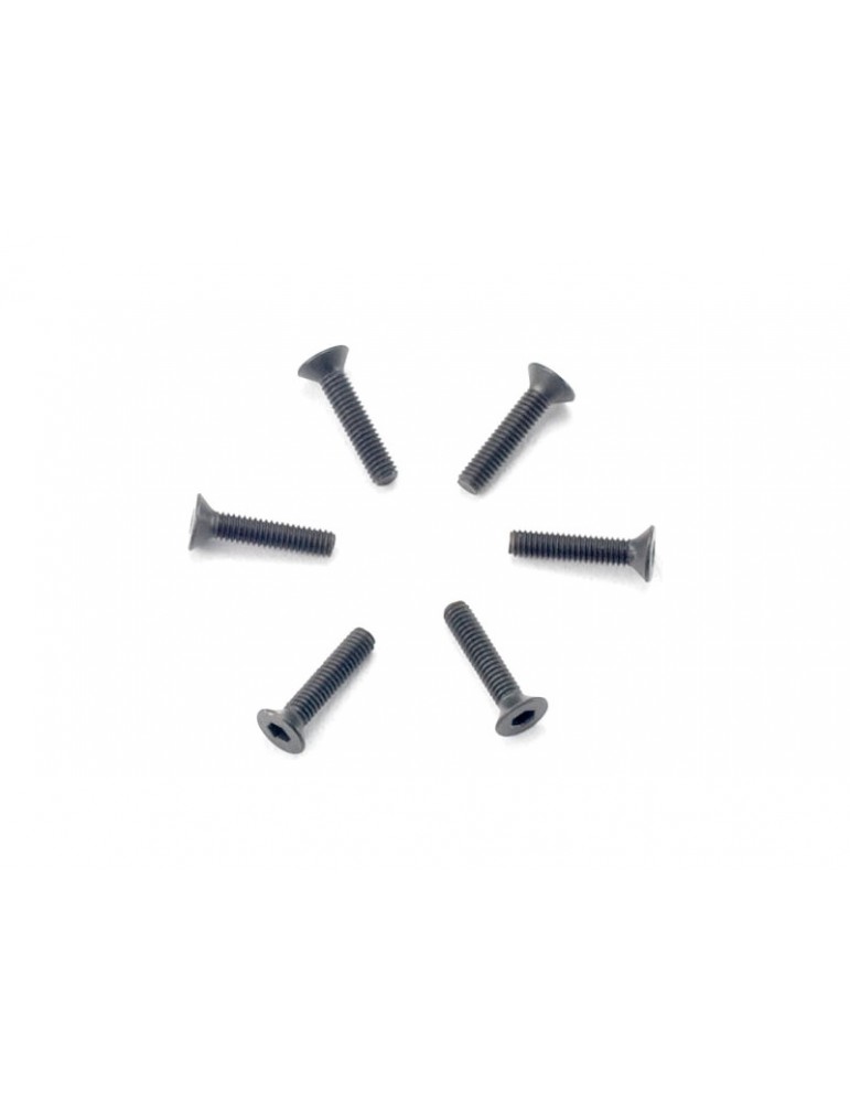 Traxxas Screws, M2.5x12mm countersunk(hex drive) (6)