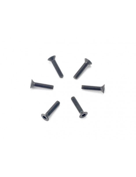 Traxxas Screws, M2.5x12mm countersunk(hex drive) (6)