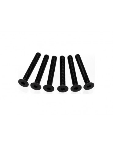 Traxxas Screws, M4x30mm countersunk (hex drive) (6)