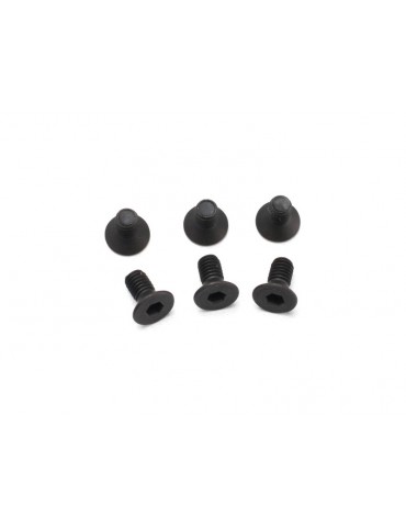 Traxxas Screws, M3x6mm countersunk (hex drive) (6)