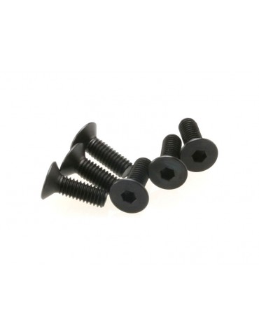 Traxxas Screws, M4x12mm countersunk (hex drive) (6)