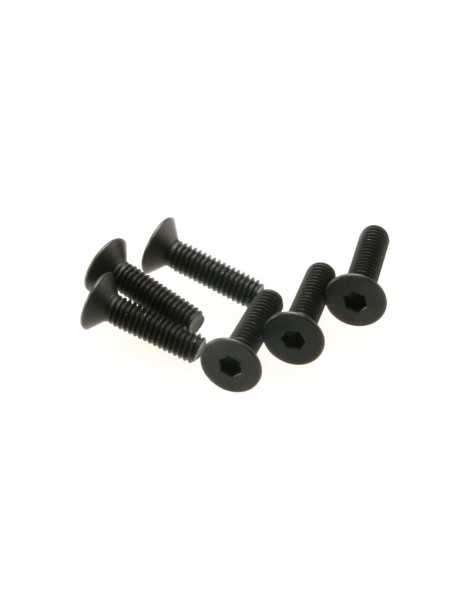 Traxxas Screws, M4x15mm countersunk (hex drive) (6)