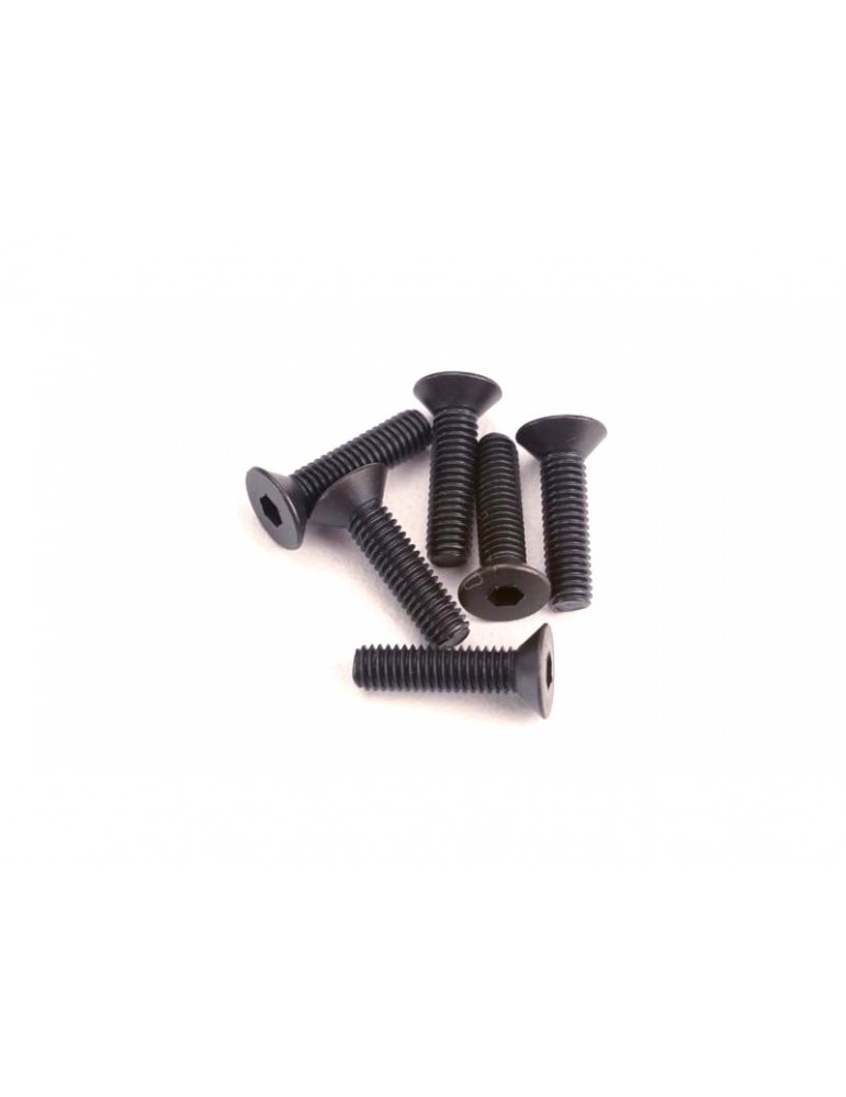 Traxxas Screws, M3x12mm countersunk (hex drive) (6)