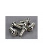 Traxxas Screws, M3x6mm roundhead (6)