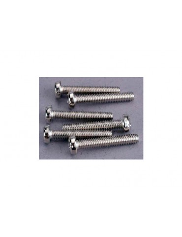 Traxxas Screws, M3x18mm roundhead (6)
