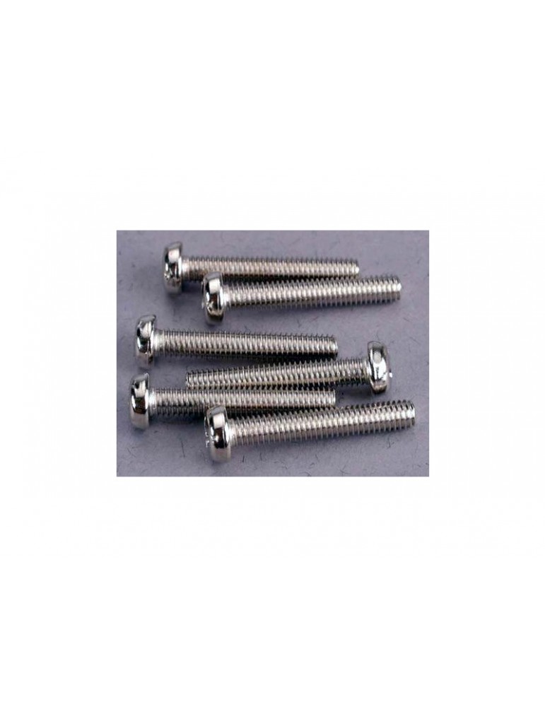 Traxxas Screws, M3x18mm roundhead (6)