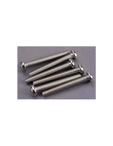 Traxxas Screws, M3x23mm roundhead (6)