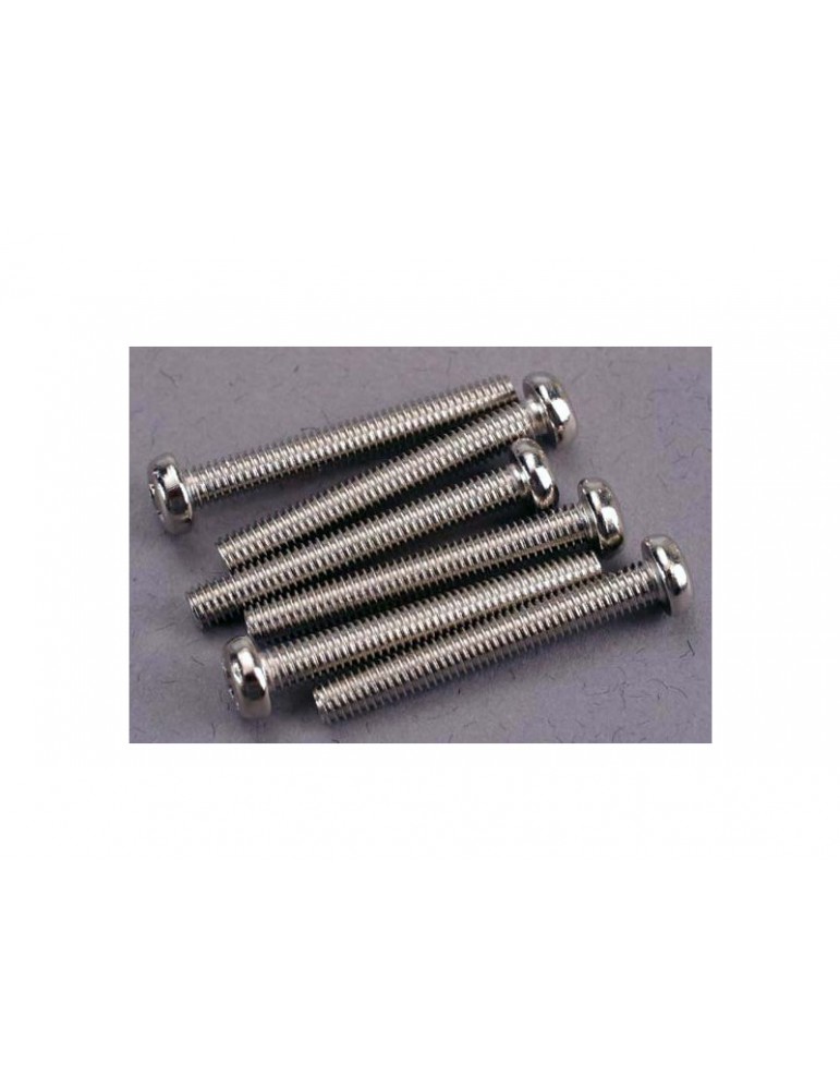 Traxxas Screws, M3x23mm roundhead (6)
