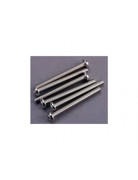 Traxxas Screws, M3x30mm roundhead (6)