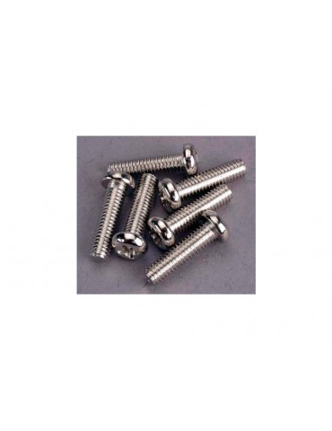 Traxxas Screws, M4x15mm roundhead (6)