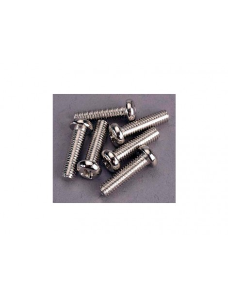 Traxxas Screws, M4x15mm roundhead (6)