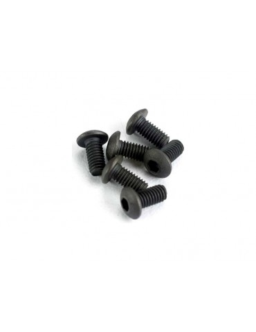 Traxxas Screws, M3x6mm button-head (hex drive) (6)