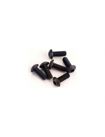 Traxxas Screws, M3x8mm button-head (hex drive) (6)