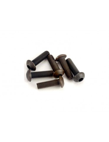 Traxxas Screws, M3x10mm button-head (hex drive) (6)